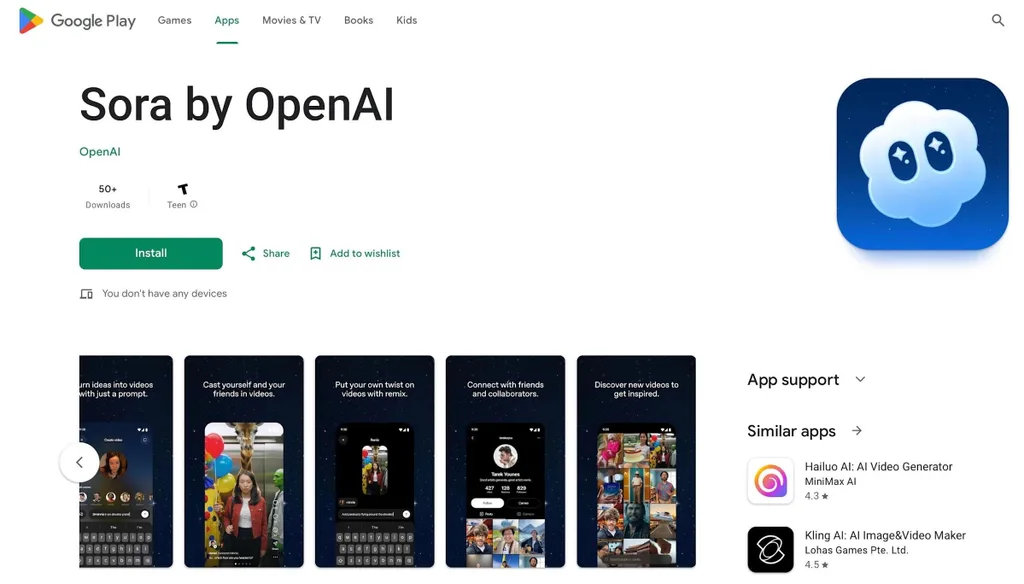 OpenAI’ın Sora uygulaması Android kullanıcılarına sunuldu