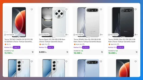 TECNO’da Kasım fırsatları: Alt limitsiz 1.000 TL kupon indirimi