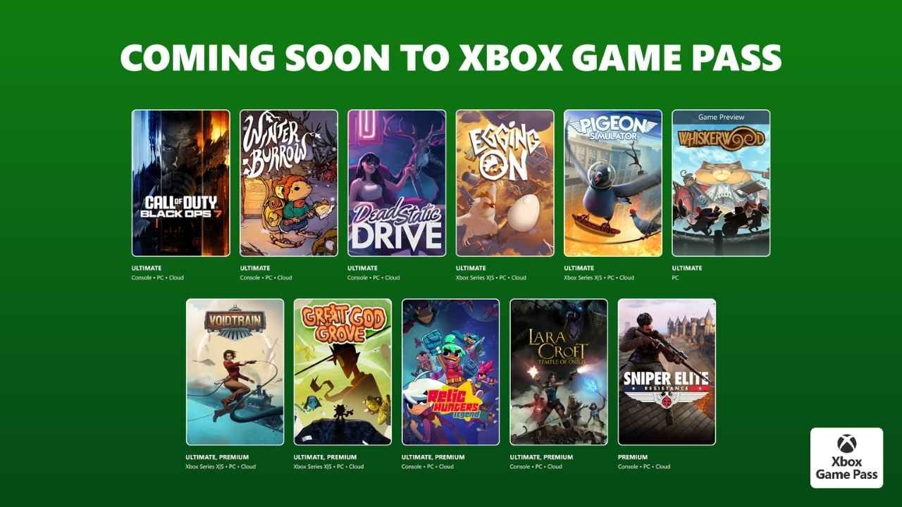 xbox game pass kasım 2025