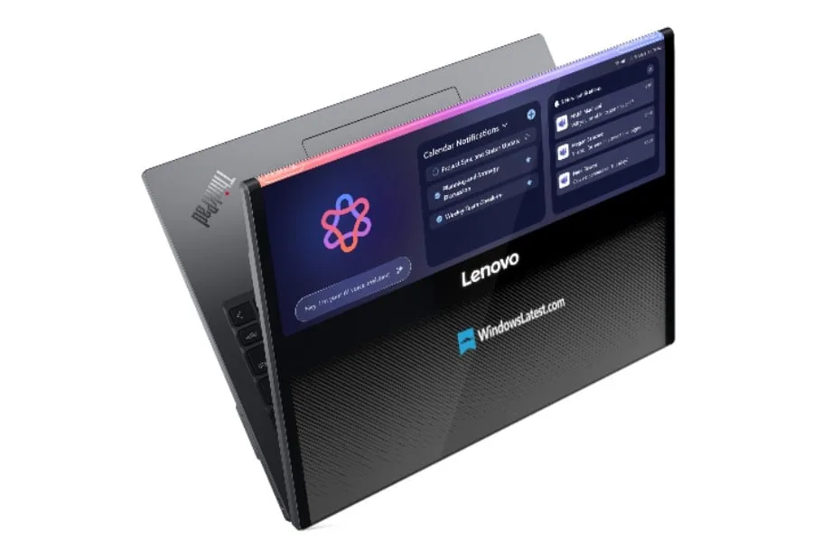 Lenovo’dan alışılmışın dışında dizüstü bilgisayar: Ekran bu kez dışa doğru açılıyor