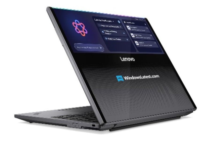 Lenovo’dan alışılmışın dışında dizüstü bilgisayar: Ekran bu kez dışa doğru açılıyor