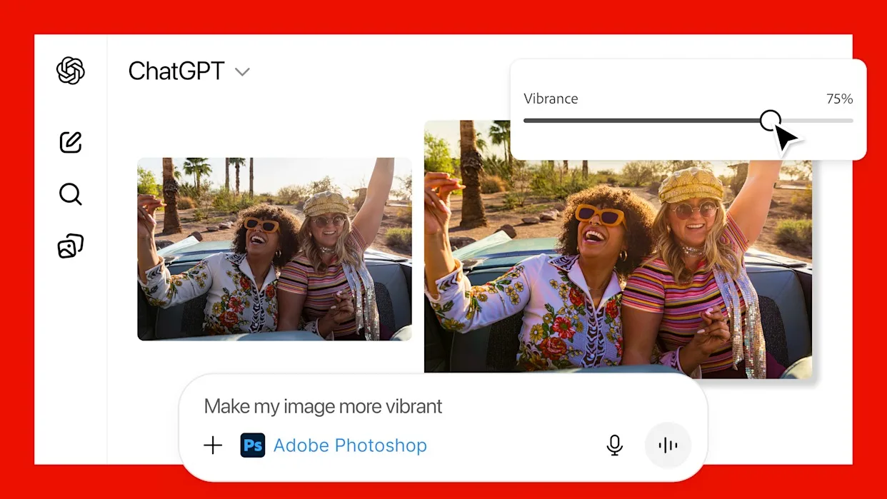 Adobe’nin Photoshop, Acrobat ve Express uygulamaları artık ChatGPT üzerinden kullanılabiliyor