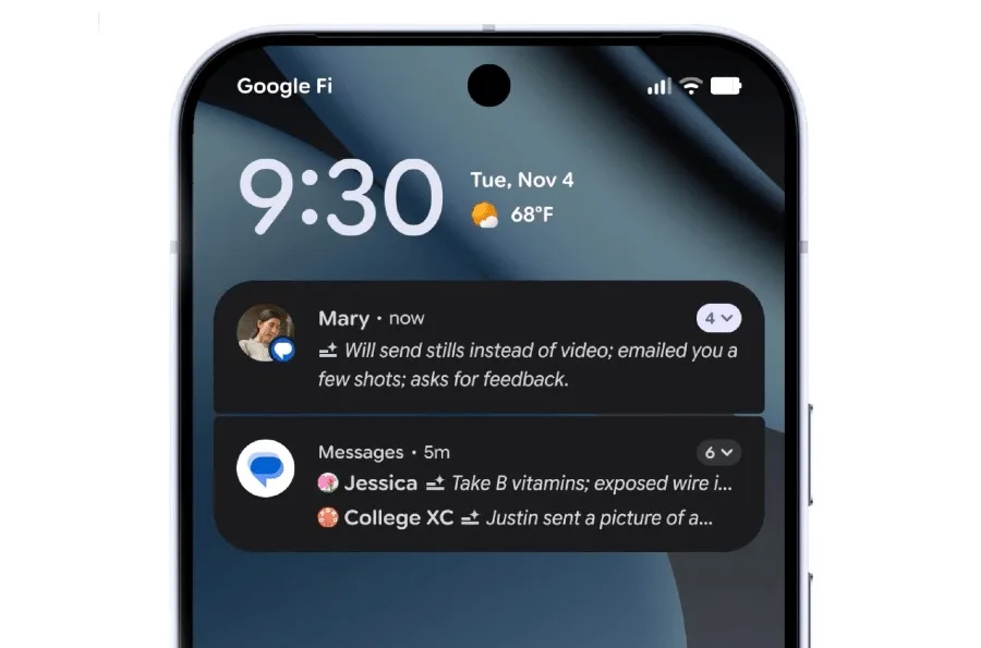 Google, yapay zekâ destekli bildirim özeti özelliğini daha fazla Android cihaza getiriyor