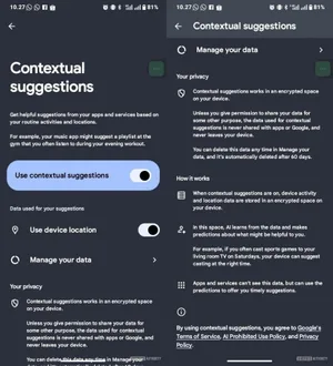google bağlamsal öneriler