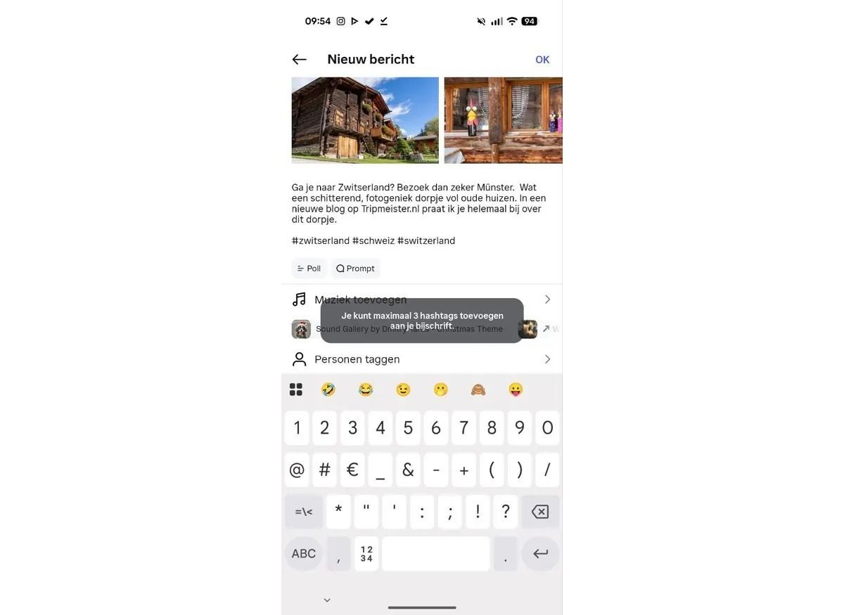 Instagram, gönderi başına en fazla üç etiket kullanımını test ediyor