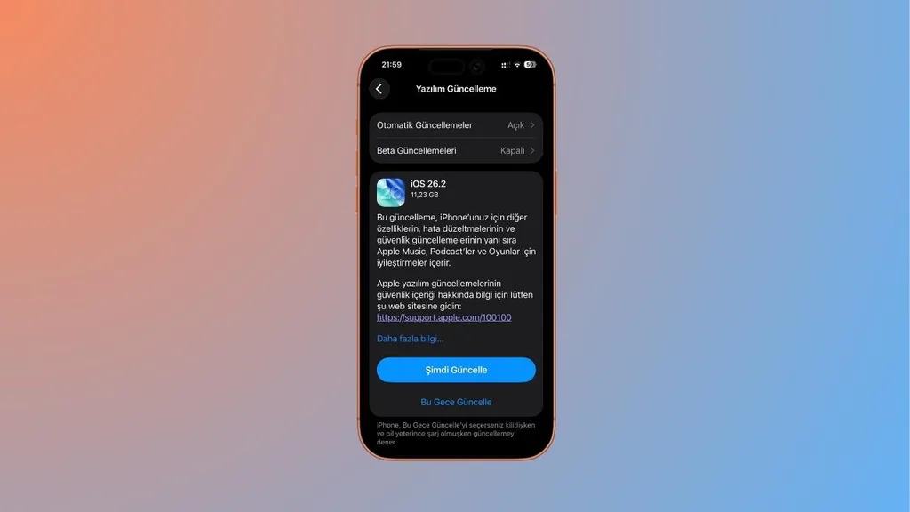 iOS 26.2 güncellemesi Apple Music, AirDrop, oyunlar ve kilitli ekranda kapsamlı yenilikler sundu