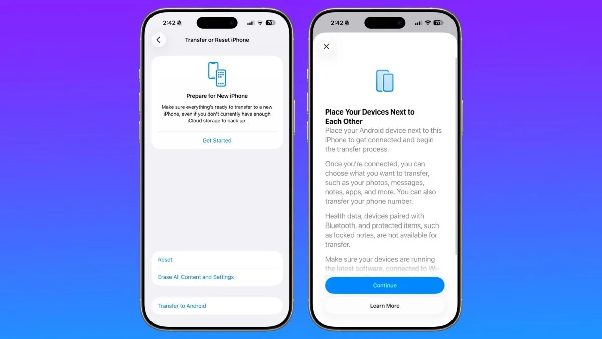 iOS 26.3 Beta 1, Android’e geçişi ve bildirim yönlendirmeyi kolaylaştırıyor