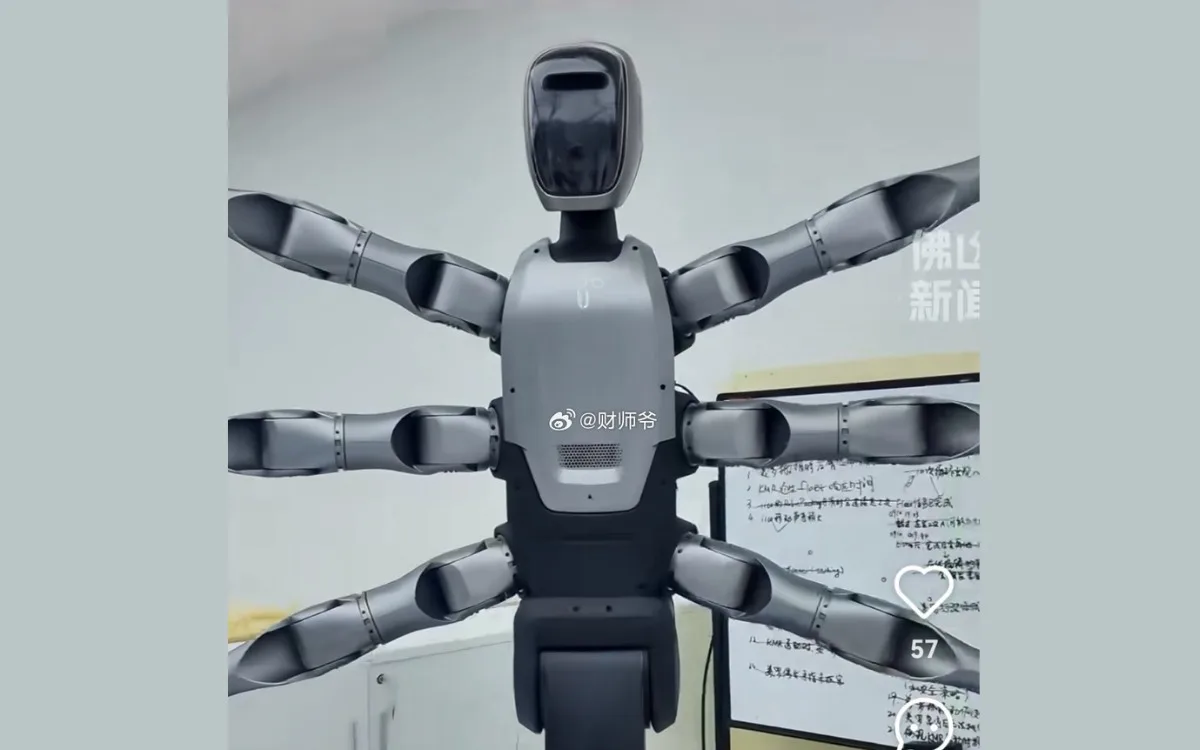 Midea, altı kollu tekerlek-bacak tasarımlı yeni nesil insansı robotu Miro U’yu tanıttı