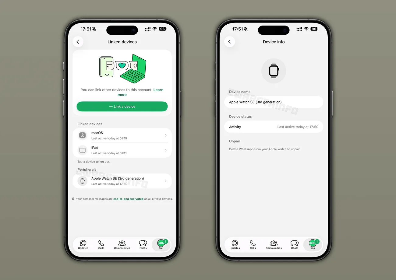 WhatsApp, bağlı cihazları gösteren yeni ekranını test ediyor
