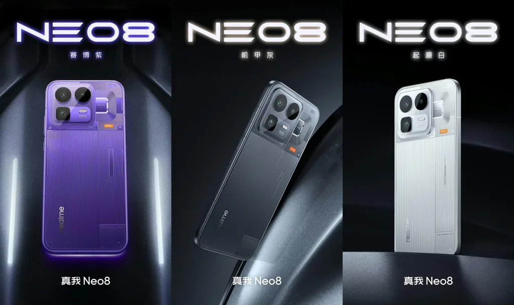 Realme Neo 8 için geri sayım başladı: İşte üç farklı renk seçeneği