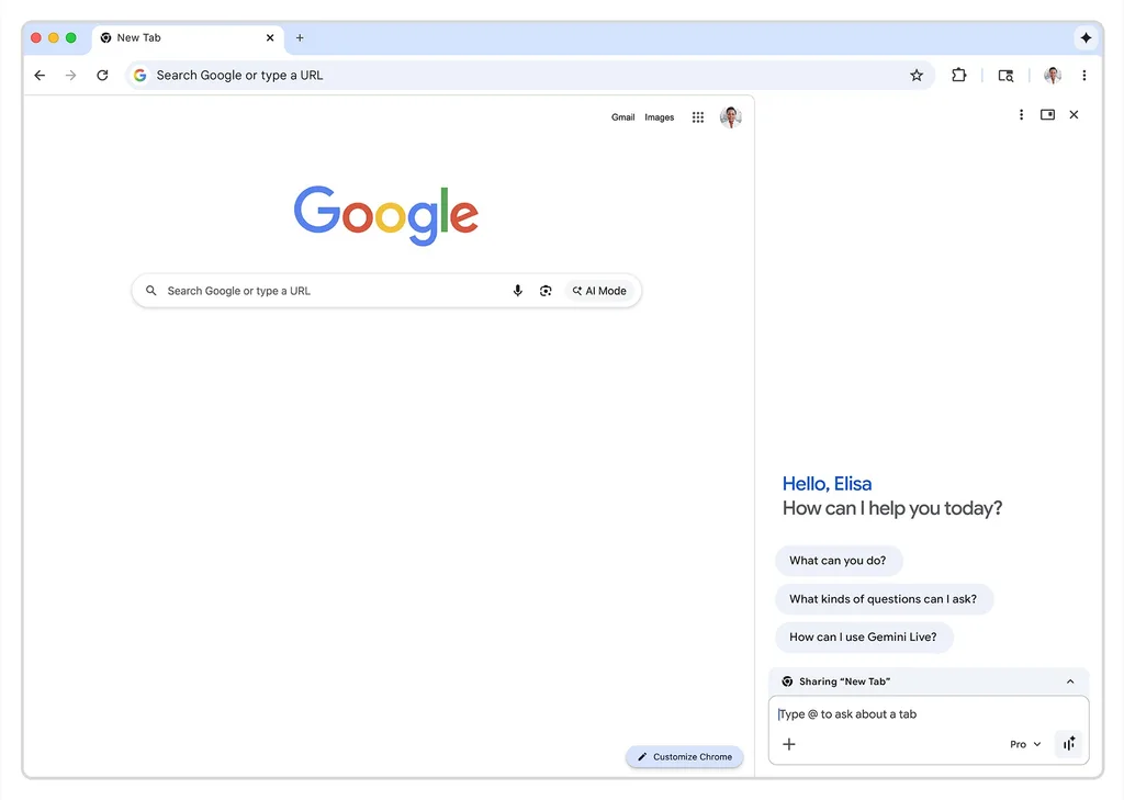 Nano Banana Chrome’a geldi: Google tarayıcı deneyimini genişletiyor