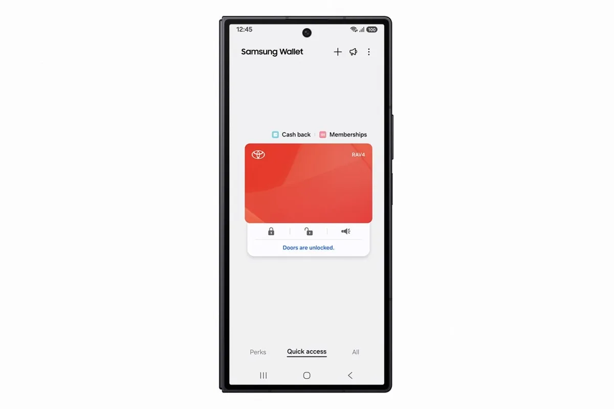 Samsung Wallet, Toyota araçlara dijital anahtar özelliği ekliyor