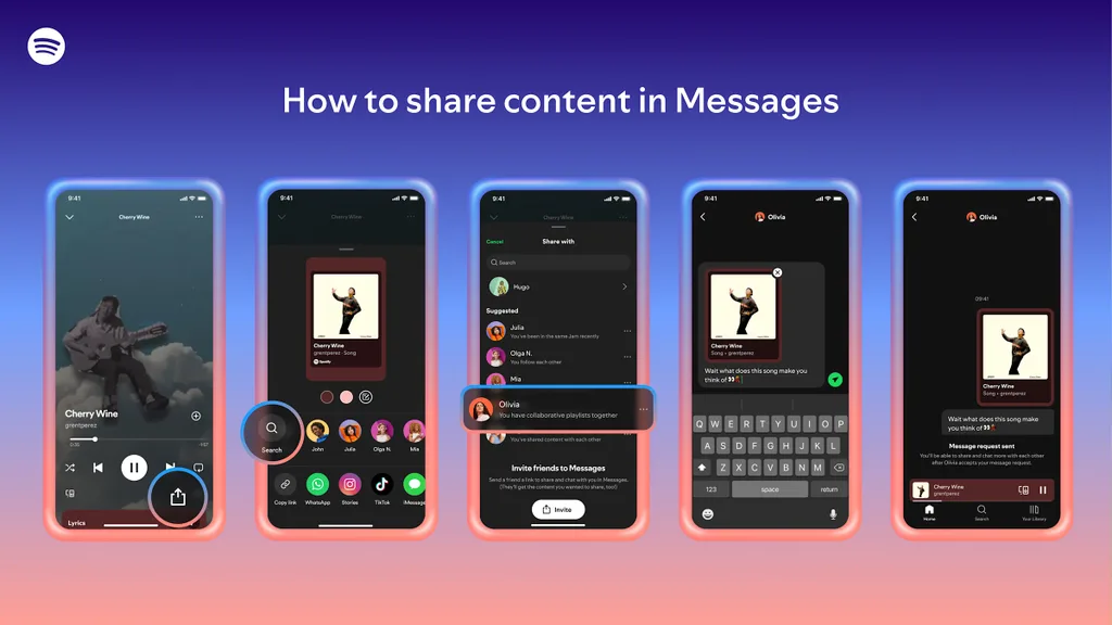 Spotify, mesajlaşma özelliğini grup sohbetleriyle genişletti