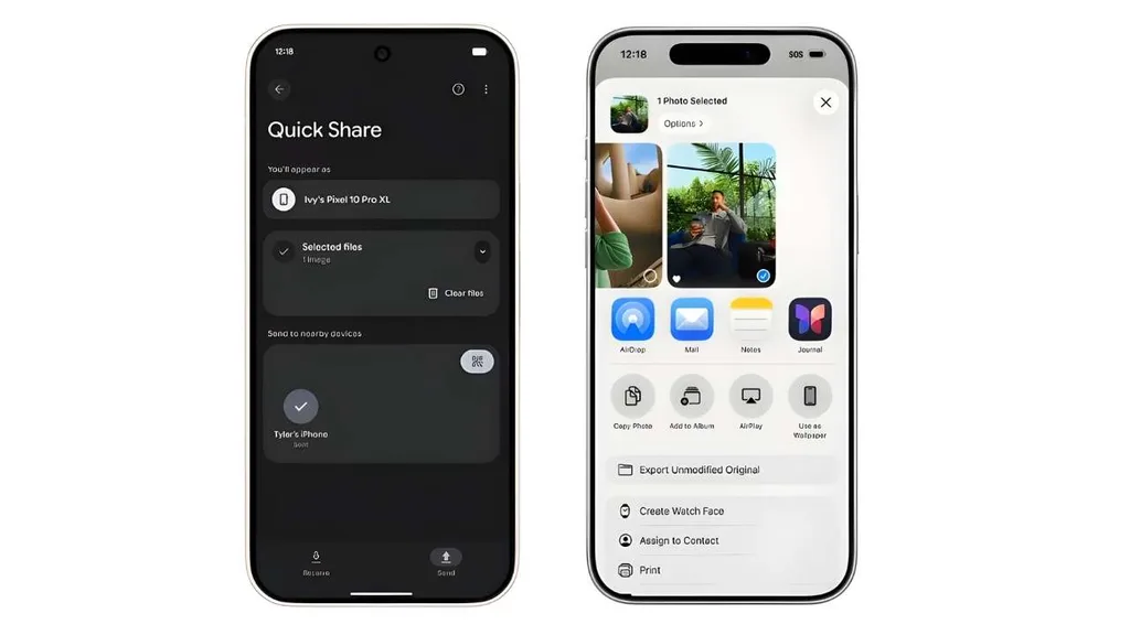 Android ve iPhone arasında kablosuz dosya paylaşımı genişliyor