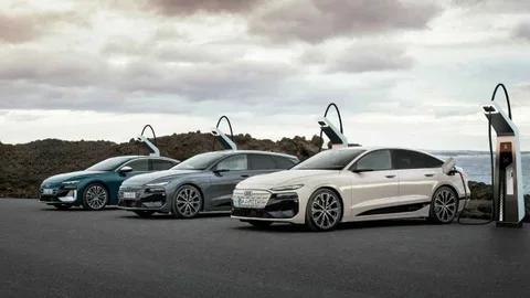 Audi A6 Avant e-tron kışın otoyolda 441 km ilerledi