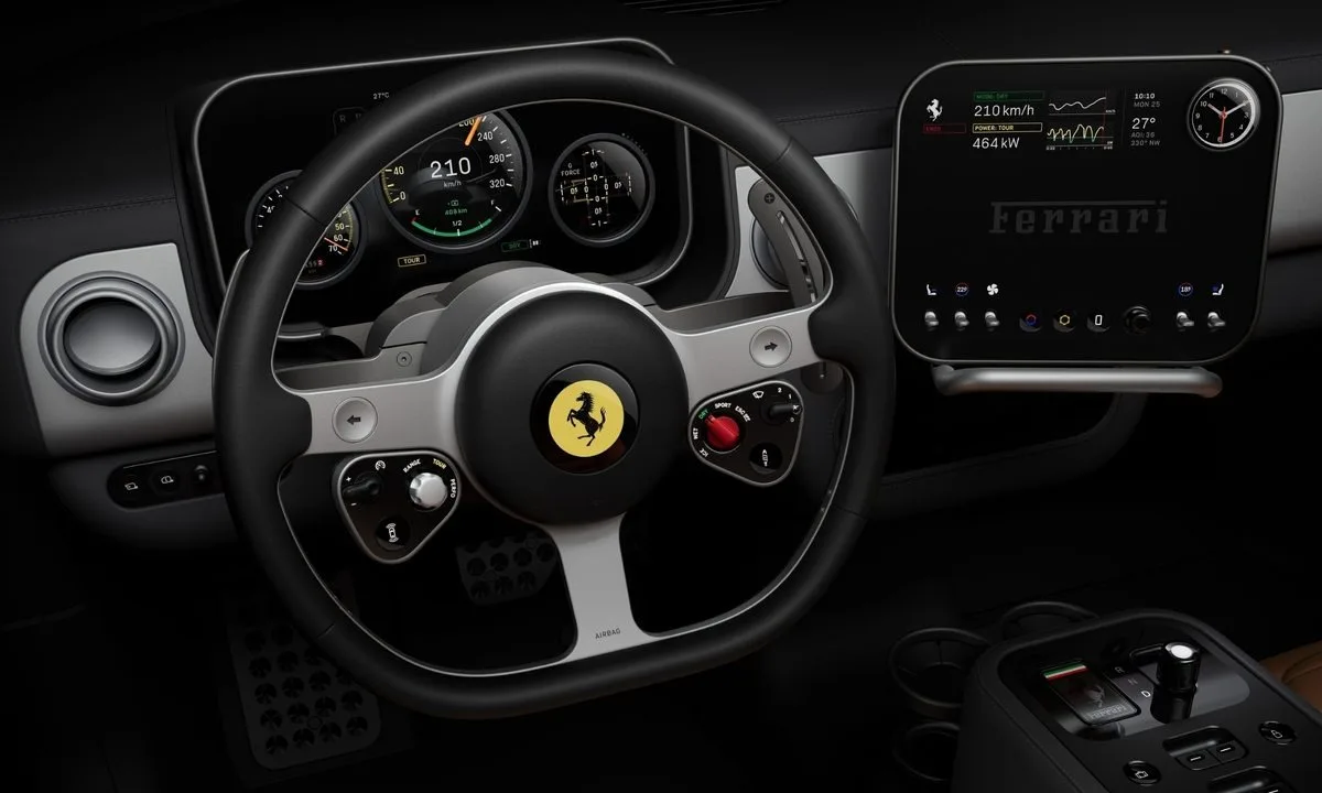 Ferrari’nin ilk elektrikli otomobili Luce ortaya çıktı: İç tasarımda Jony Ive imzası