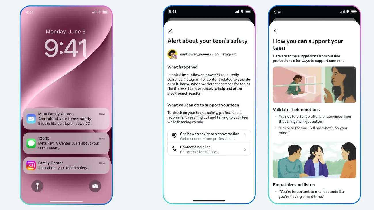 Instagram genç kullanıcıların hassas aramalarında aileleri bilgilendirecek