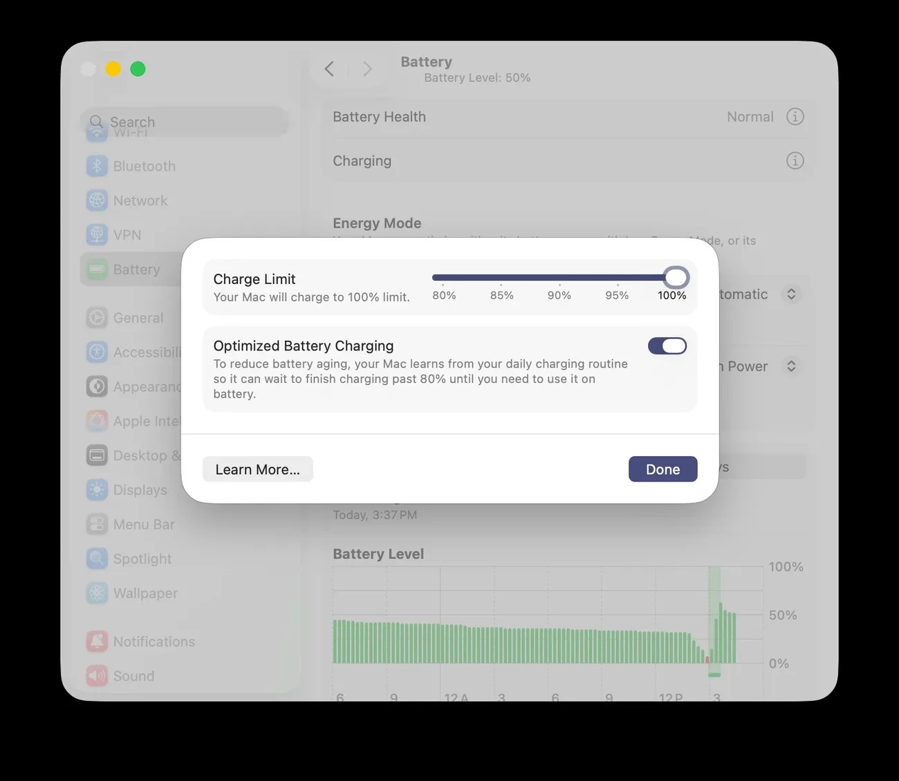 macOS 26.4 Beta yayında: Mac’lerde şarj sınırı artık ayarlanabiliyor