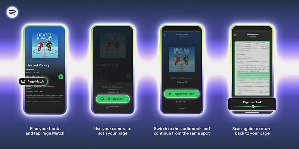 Spotify, Page Match ile kitap ve sesli içerikleri entegre ediyor