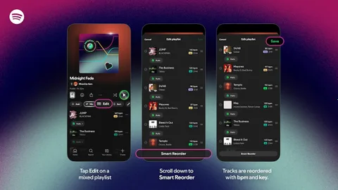 Spotify’dan çalma listelerine otomatik BPM ve ton sıralaması
