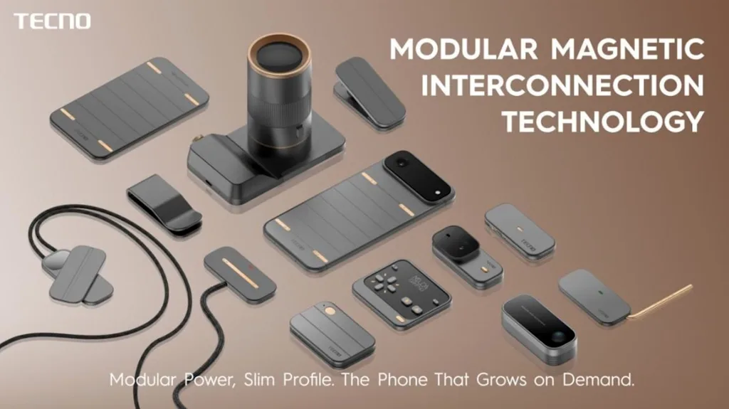 Tecno, ultra ince modüler akıllı telefon konseptini gösterdi