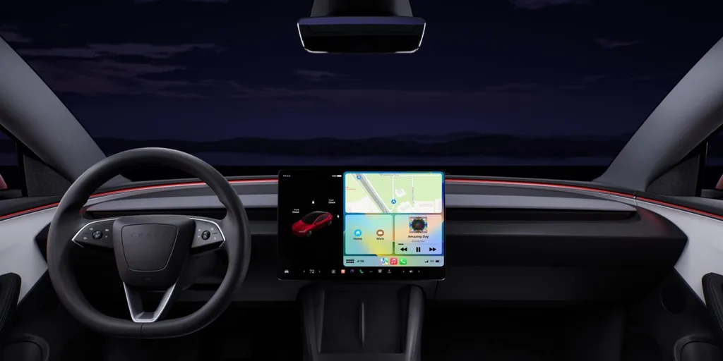 Tesla ekranlarında Apple CarPlay nasıl çalışacak? İşte bilinenler