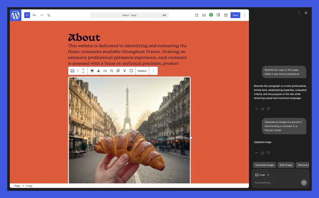 WordPress, site yönetimini yapay zekâ ile yeniden şekillendiriyor