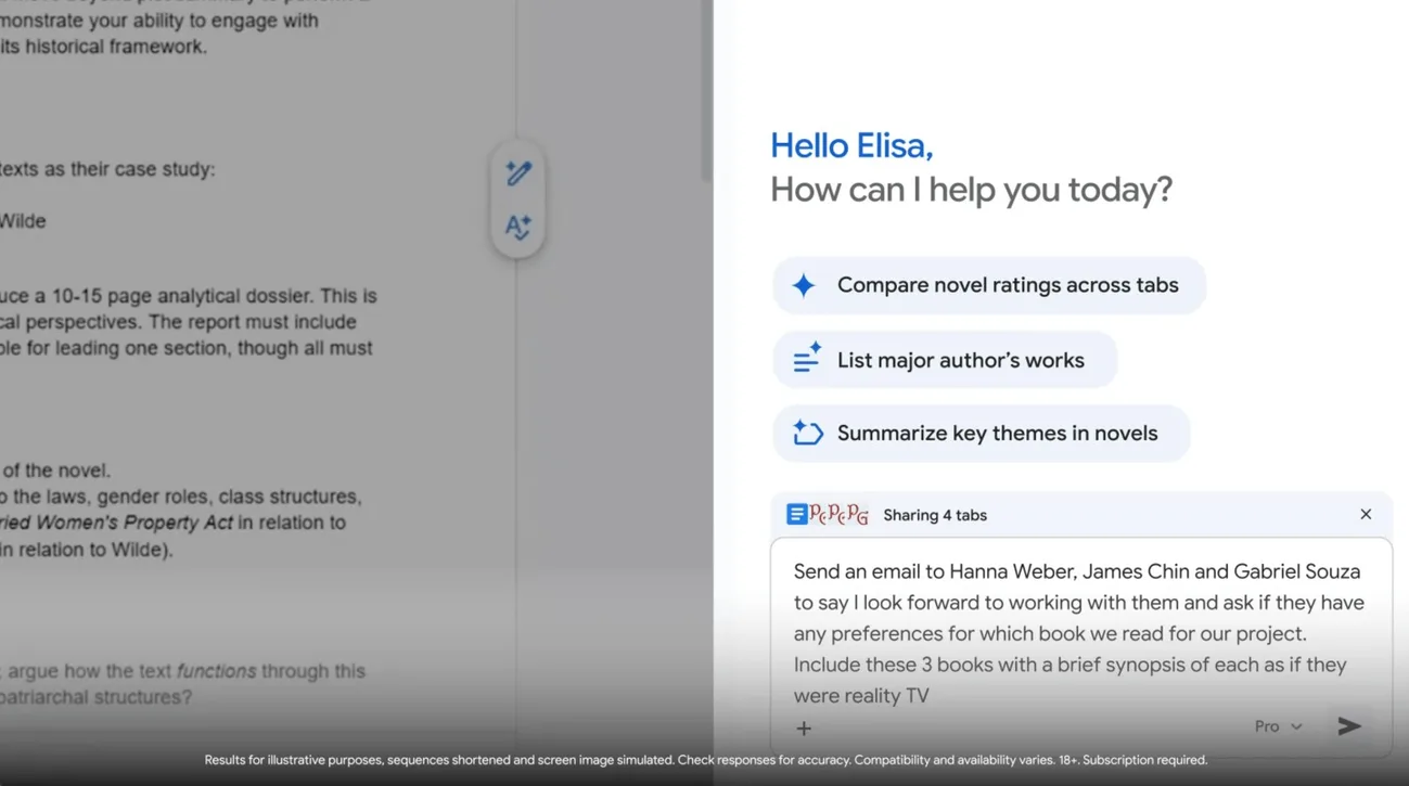 Google Gemini artık daha fazla ülkede Chrome’da kullanılabiliyor