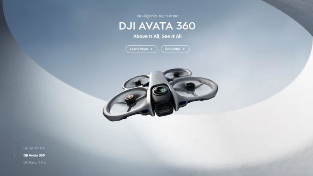 DJI Avata 360 tüm sahneyi kaydediyor ve kadrajı sana bırakıyor