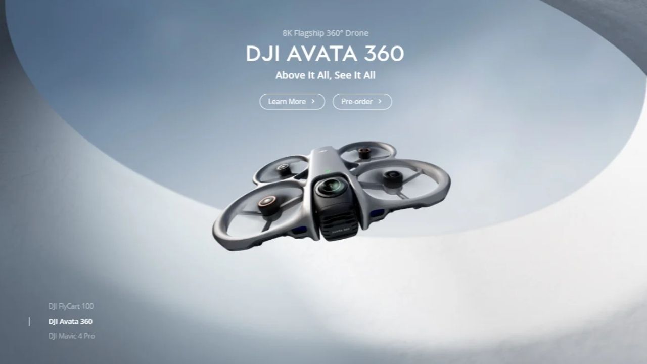 DJI Avata 360 tüm sahneyi kaydediyor ve kadrajı sana bırakıyor