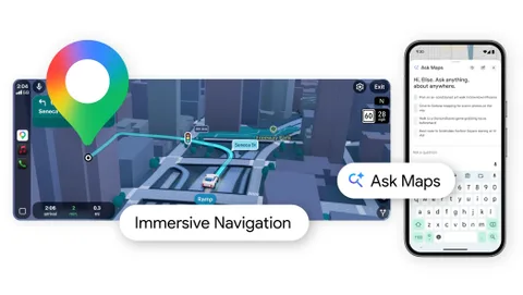 Google Haritalar artık yolları üç boyutlu gösterecek