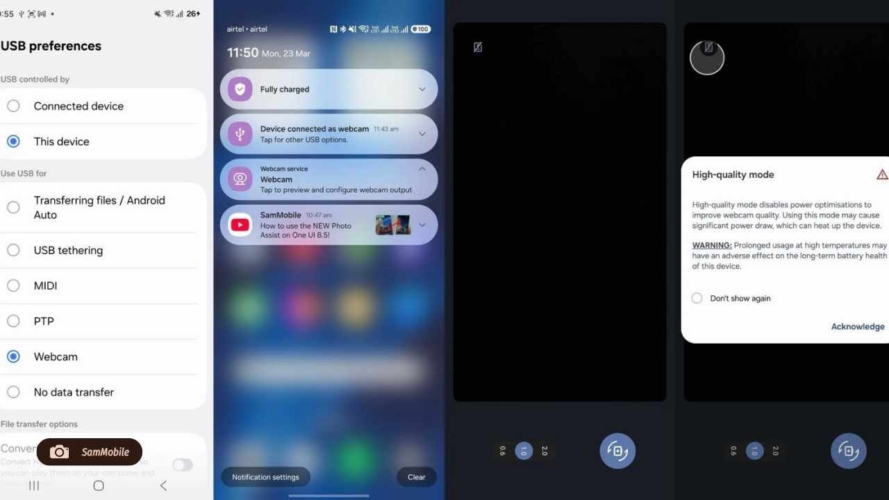 Galaxy S26: One UI 8.5 ile web kamerası özelliği geldi