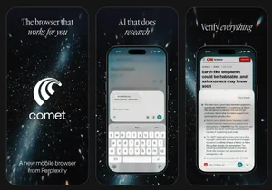 Perplexity’nin yapay zekâ destekli internet tarayıcısı Comet iPhone’larda