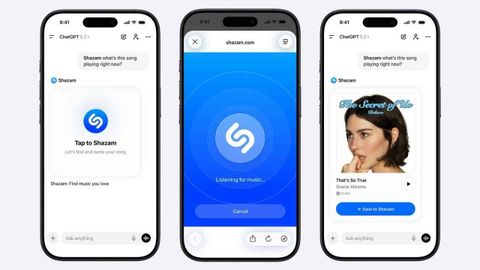 ChatGPT’ye Shazam geldi, şarkıyı uygulama içinde buluyor
