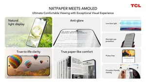 NXTPAPER artık AMOLED: TCL’den göz dostu 3.200 nit ekran