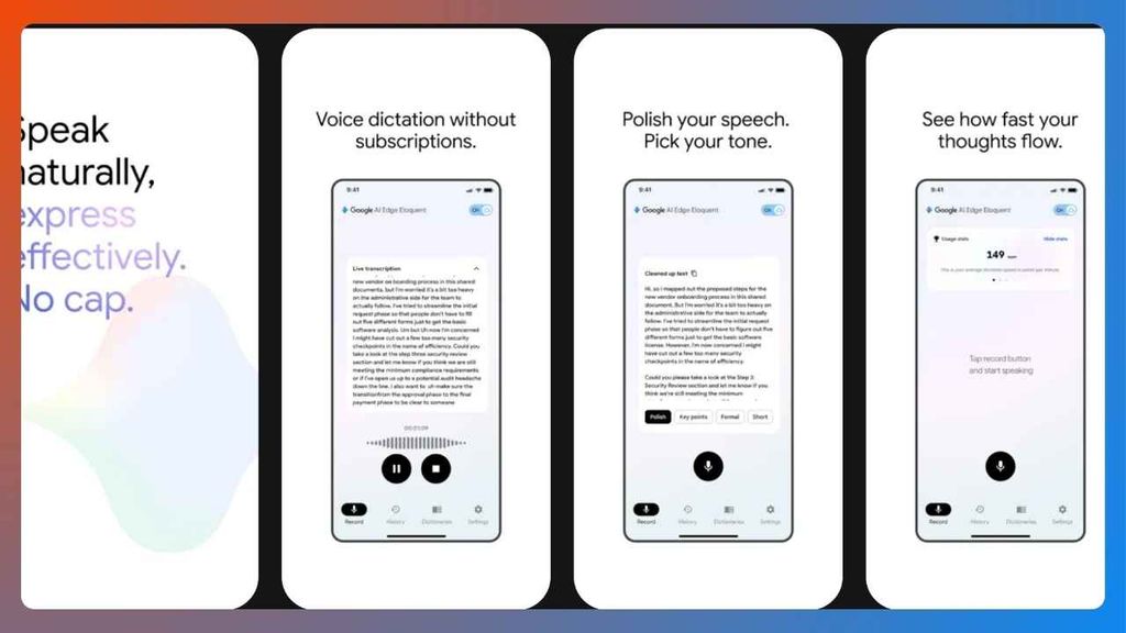 Google iPhone’a ücretsiz ve çevrimdışı çalışan Eloquent’i getirdi