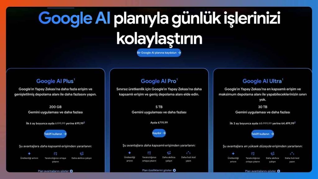Google AI Pro aboneliğine 5 TB depolama geldi, Home Premium pakete girdi