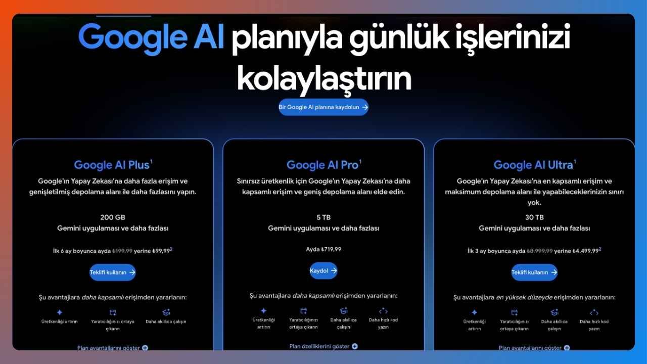 Google AI Pro aboneliğine 5 TB depolama geldi, Home Premium pakete girdi