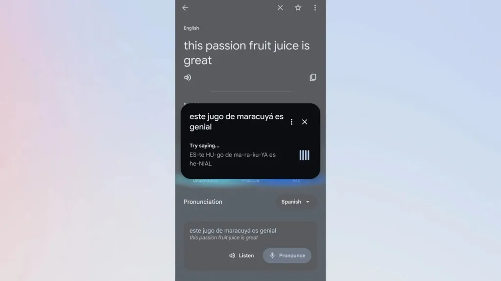 Google Çeviri, 20. yaşını telaffuz pratiği özelliğiyle kutluyor
