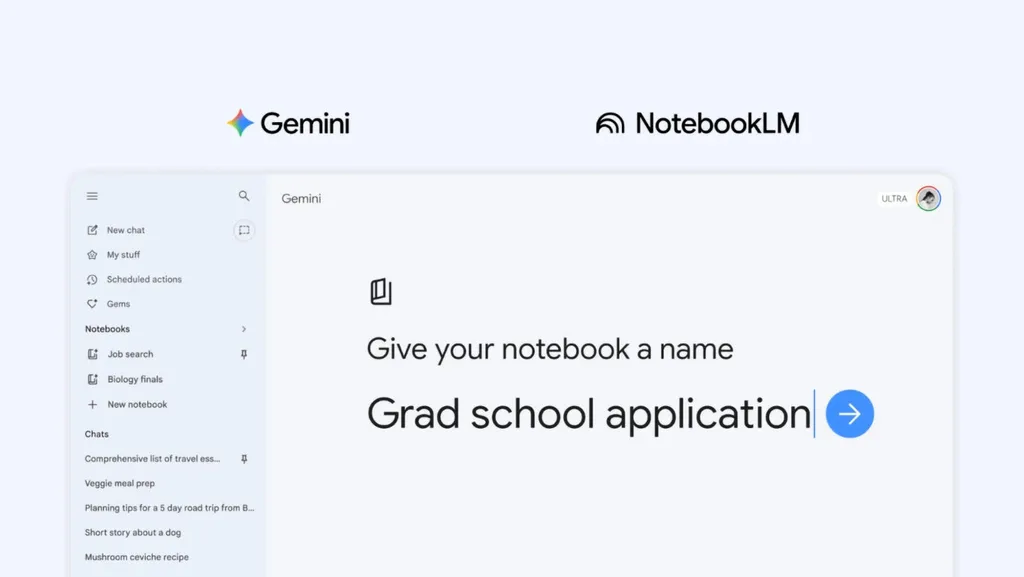Google NotebookLM’i Gemini’a entegre etti, yeni özellikler ortaya çıktı