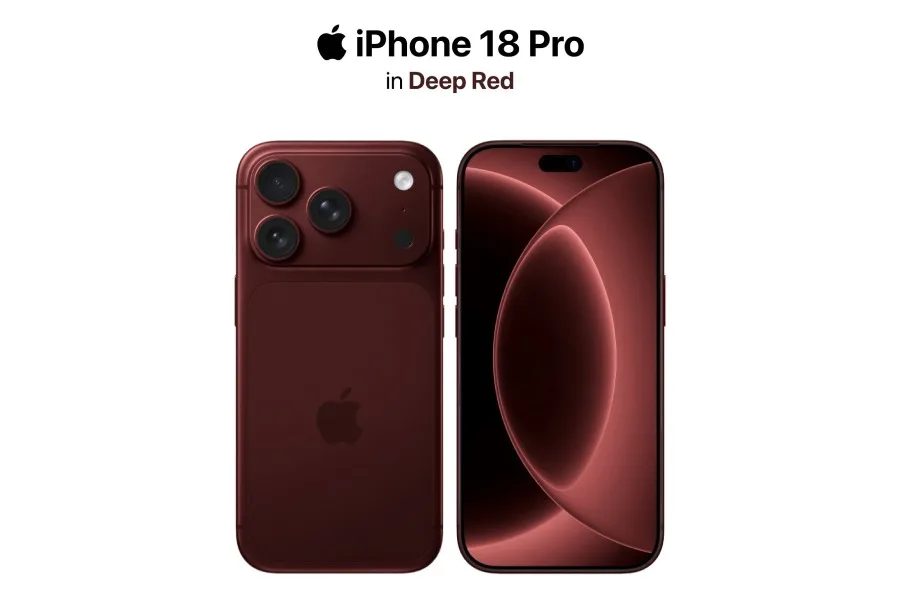 iPhone 18 Pro için sürpriz kırmızı renk ortaya çıktı