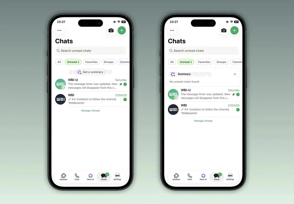 WhatsApp yapay zekâ yardımıyla tüm sohbetleri tek ekranda özetleyecek