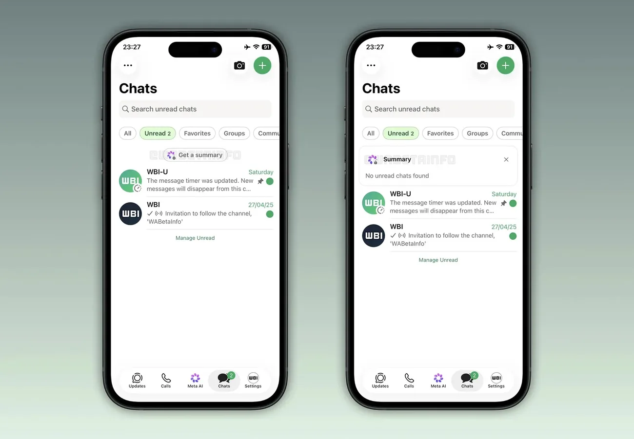 WhatsApp yapay zekâ yardımıyla tüm sohbetleri tek ekranda özetleyecek
