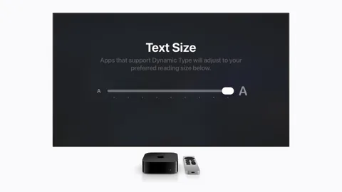 tvOS 27 Apple TV’de küçük yazı sorununa çözüm getiriyor