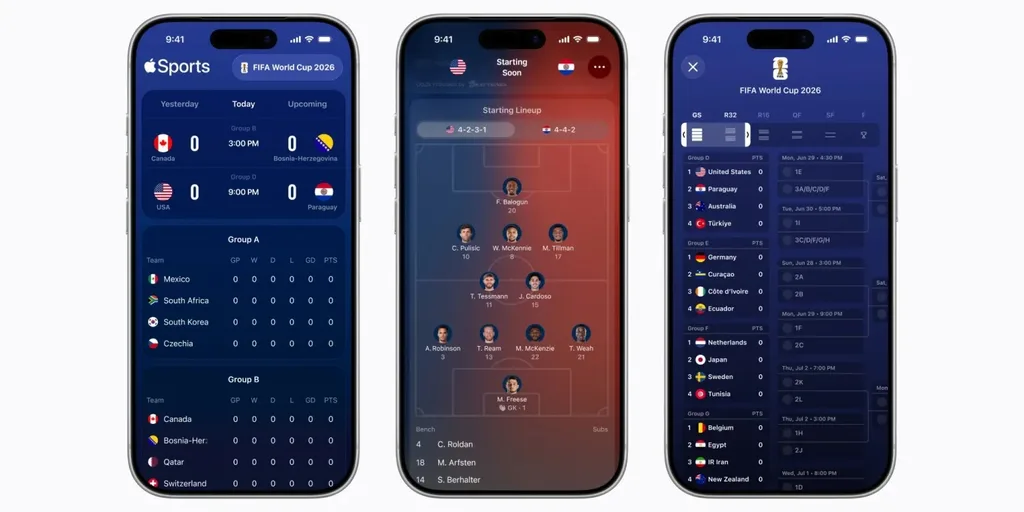 Apple Sports, Dünya Kupası moduyla artık 170’ten fazla ülkede kullanılabiliyor