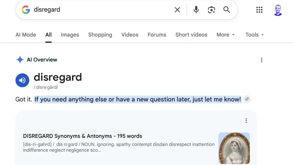 Google’ın yapay zeka özeti basit kelimelerde bile şaşırdı