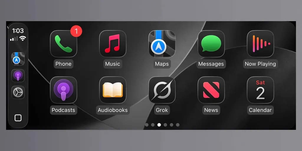 Grok, Apple CarPlay yolunda