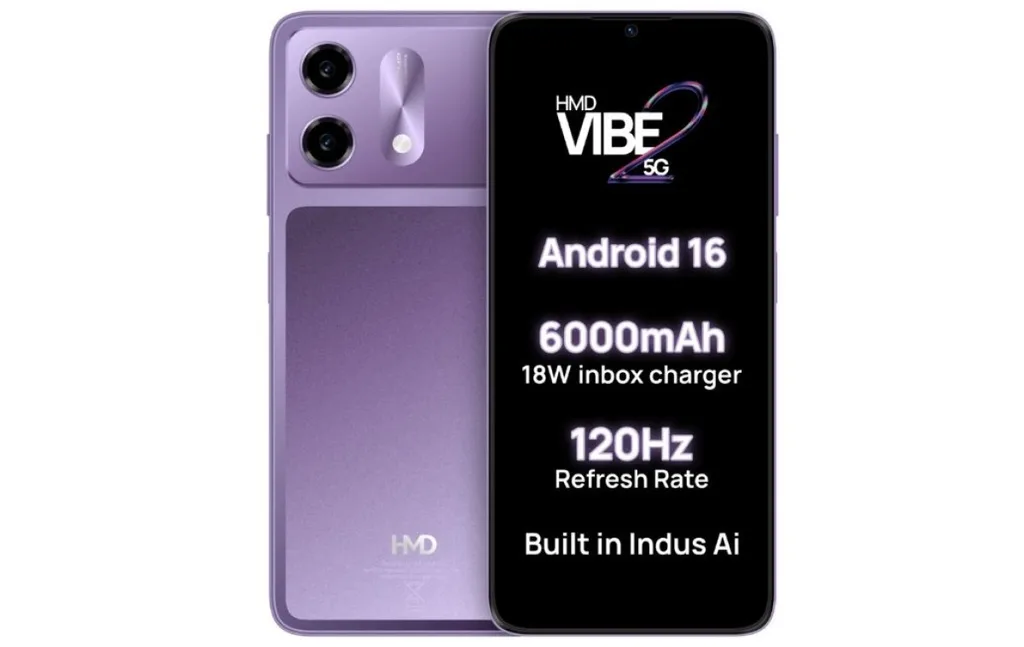 HMD Vibe 2 5G dev pili ve 120Hz ekranıyla tanıtıldı