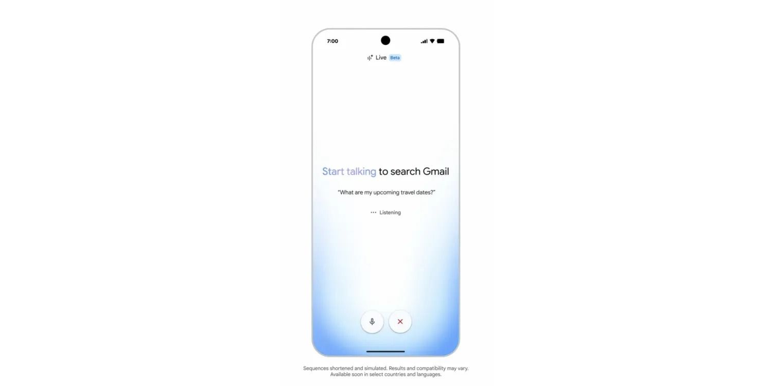 Google Gmail için sesle çalışan yeni yapay zekâ özelliğini test ediyor