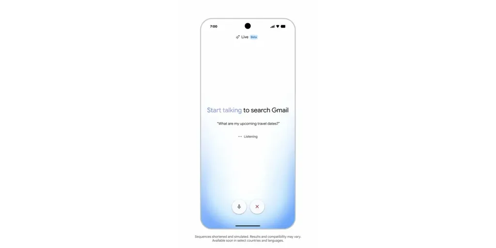 Google Gmail için sesle çalışan yeni yapay zekâ özelliğini test ediyor